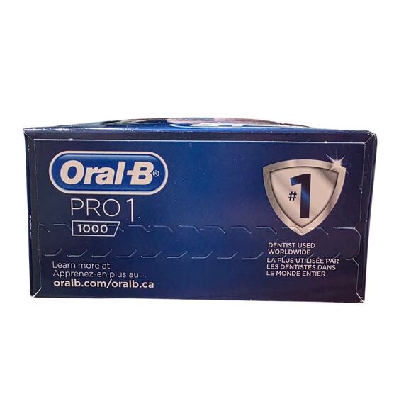 Oral-B Pro 1 1000W Electronic Rechargeable Toothbrush Pink Pressure Control BNIB - Picture 5 of 6